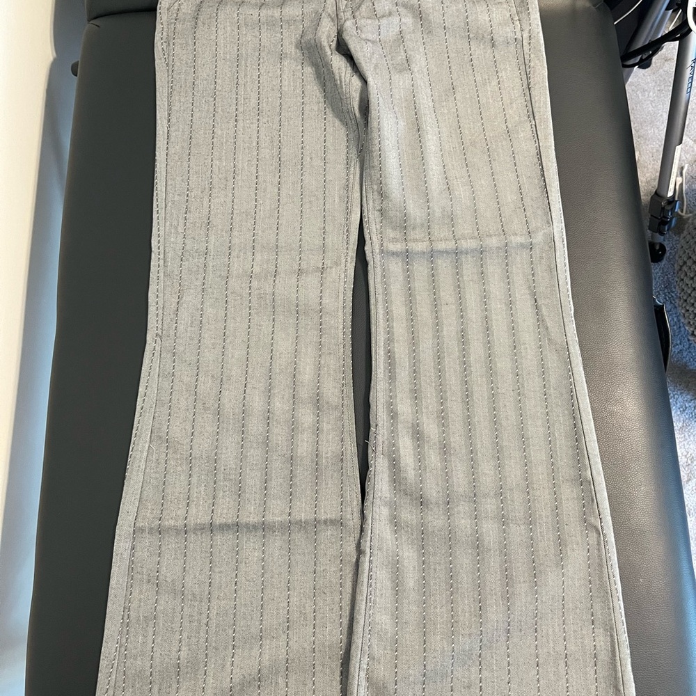 Tyte Jeans Black and Pink Herringbone Pants